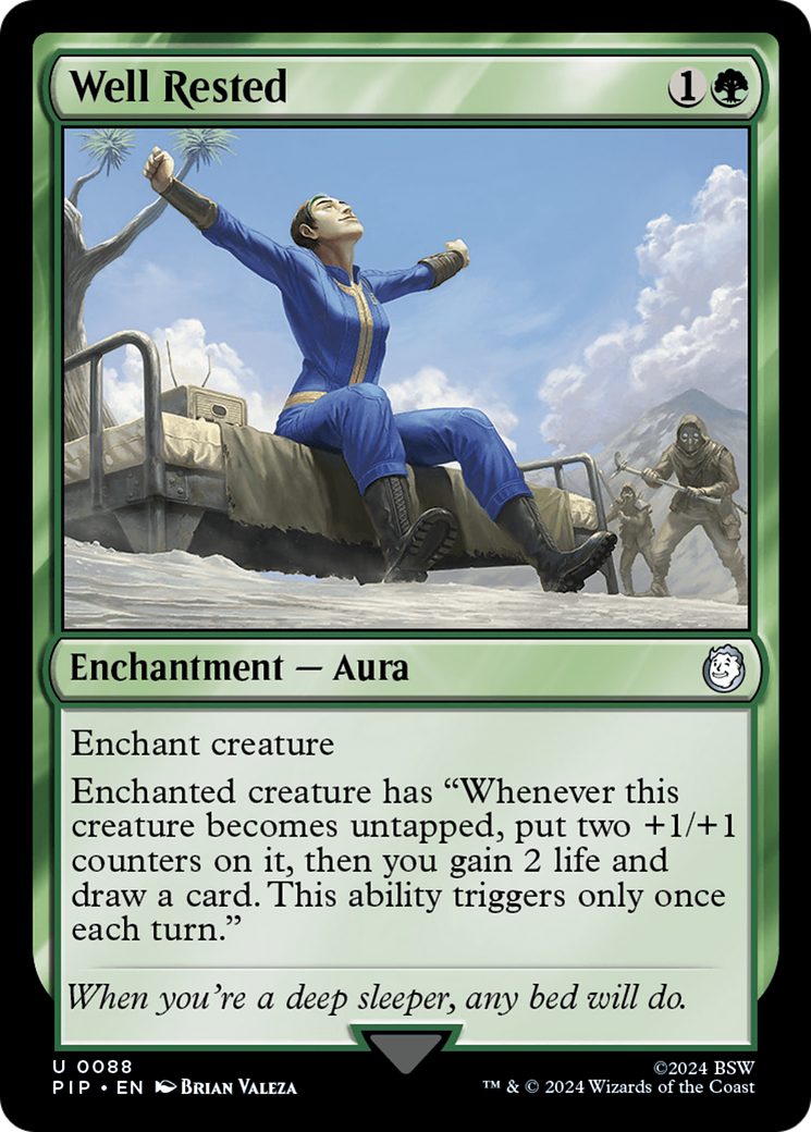 Well Rested (PIP-088) [Fallout] Foil MTG Single Wizards of the Coast