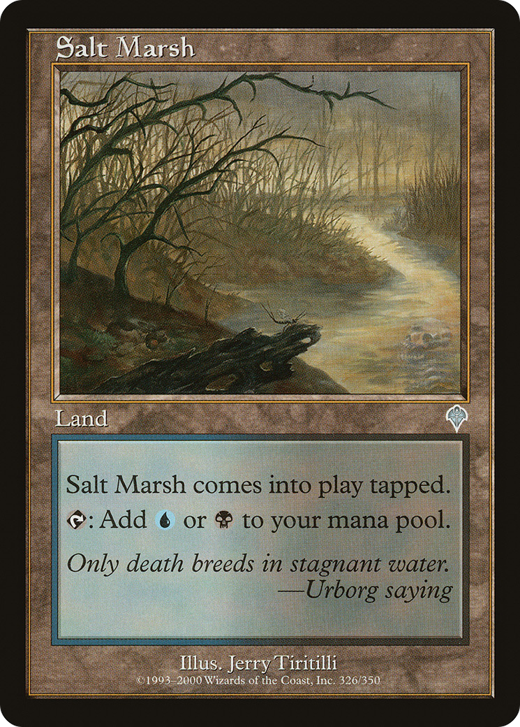 Salt Marsh (INV-326) [Invasion] Foil MTG Single Wizards of the Coast