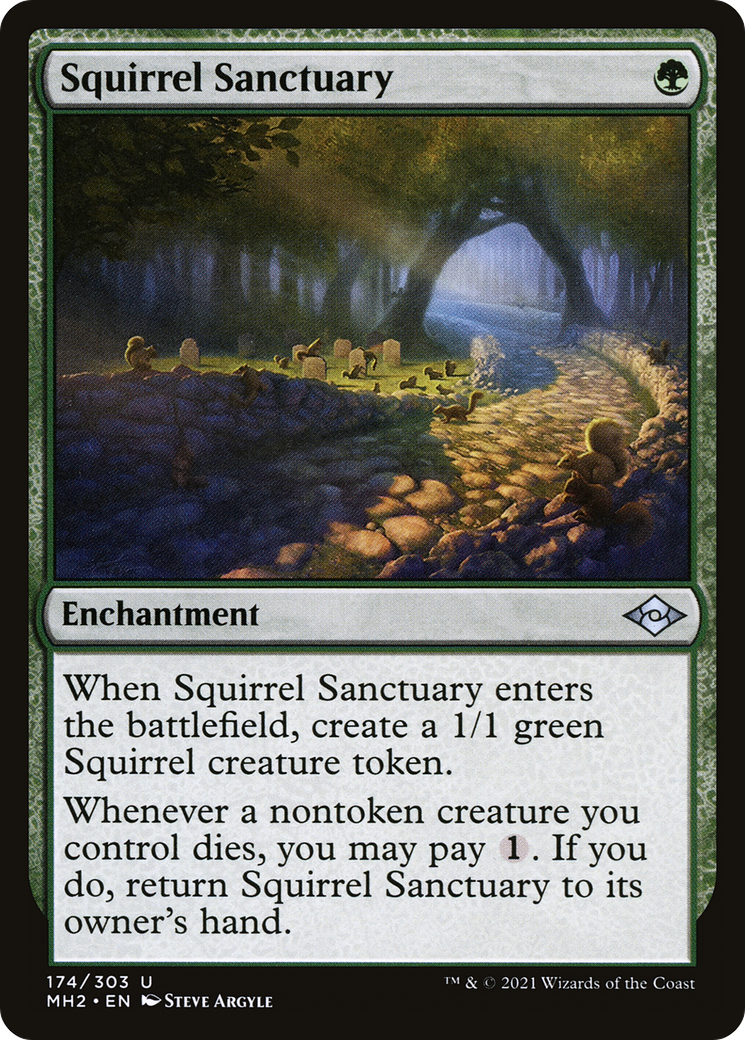Squirrel Sanctuary (MH2-174) [Modern Horizons 2] Foil MTG Single Modern Horizons 2