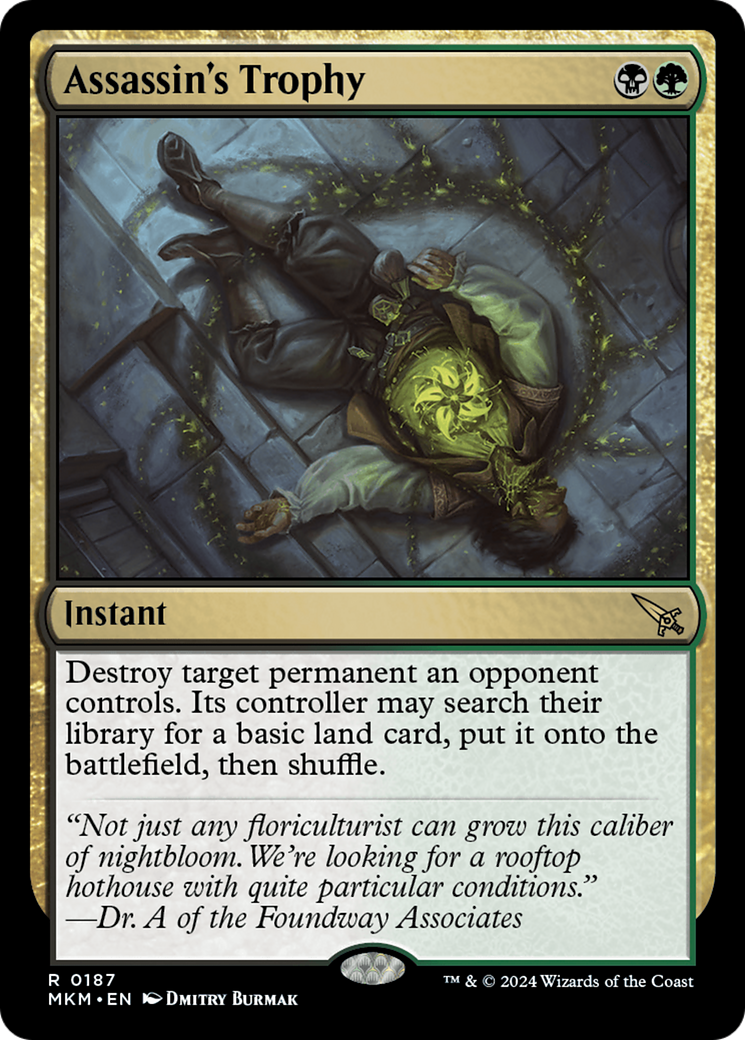 Assassin's Trophy (MKM-187) [Murders at Karlov Manor] Foil MTG Single Wizards of the Coast