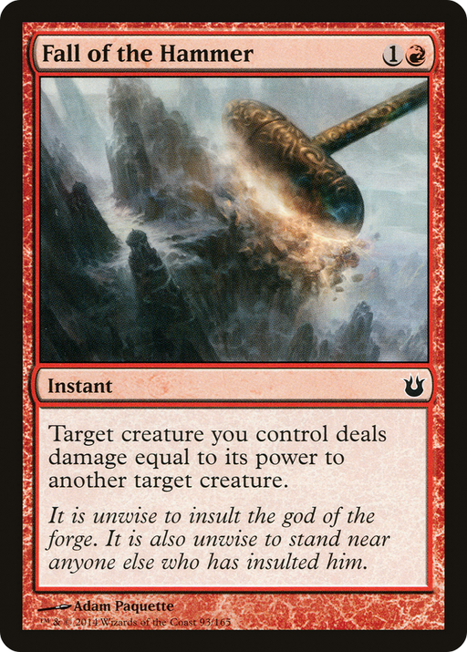 Fall of the Hammer (BNG-093) [Born of the Gods] Foil MTG Single Wizards of the Coast