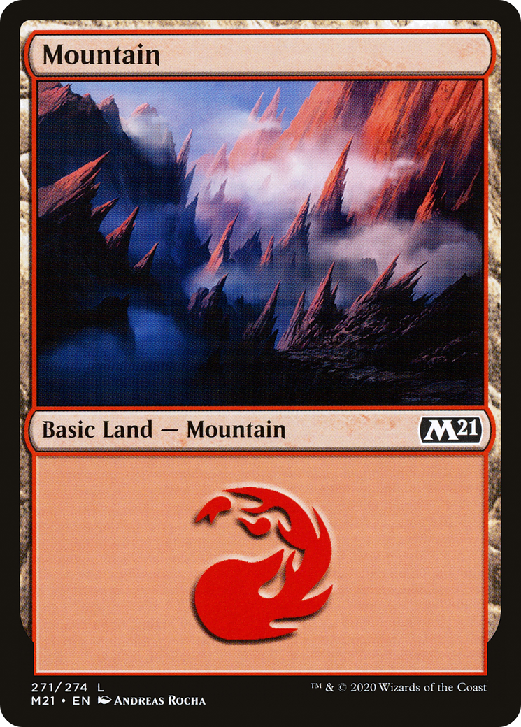 Mountain (M21-271) [Core Set 2021] MTG Single Wizards of the Coast