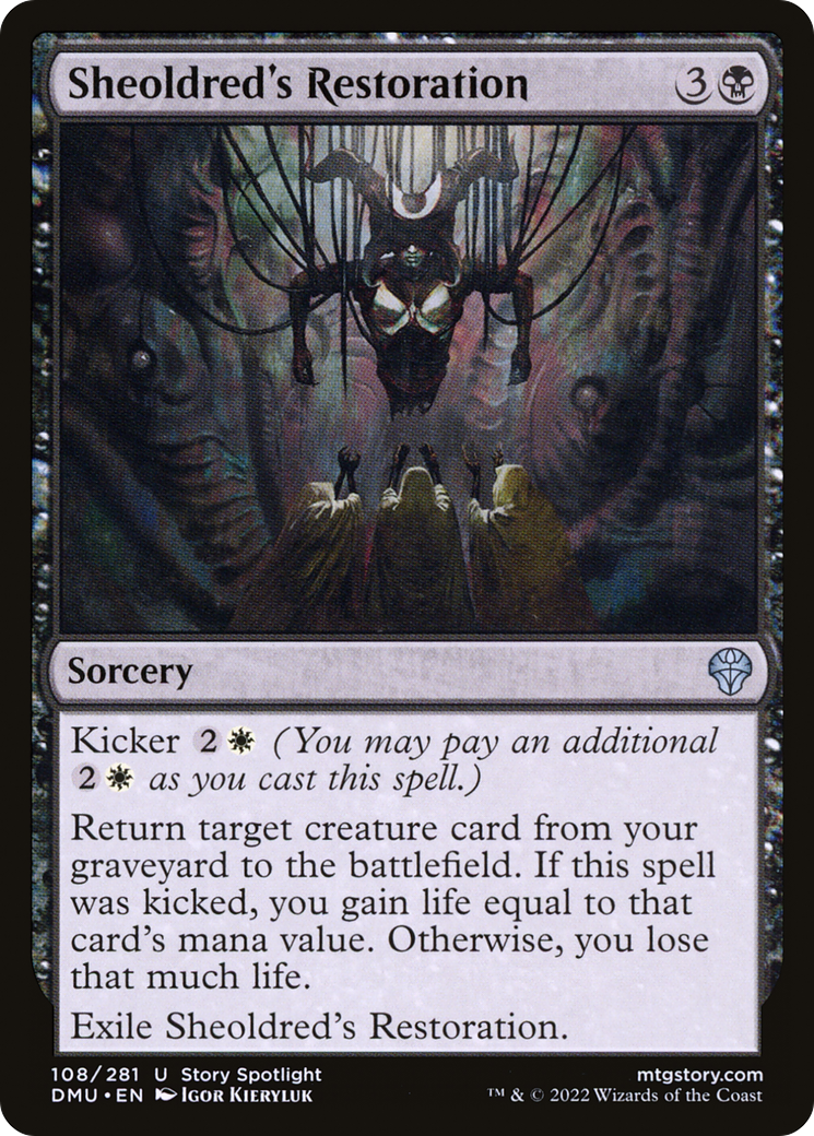 Sheoldred's Restoration (DMU-108) [Dominaria United] Foil MTG Single Wizards of the Coast