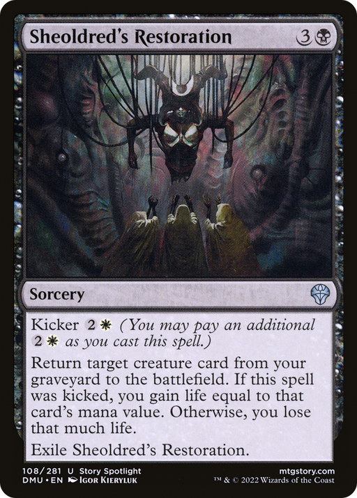 Sheoldred's Restoration (DMU-108) [Dominaria United] MTG Single Wizards of the Coast