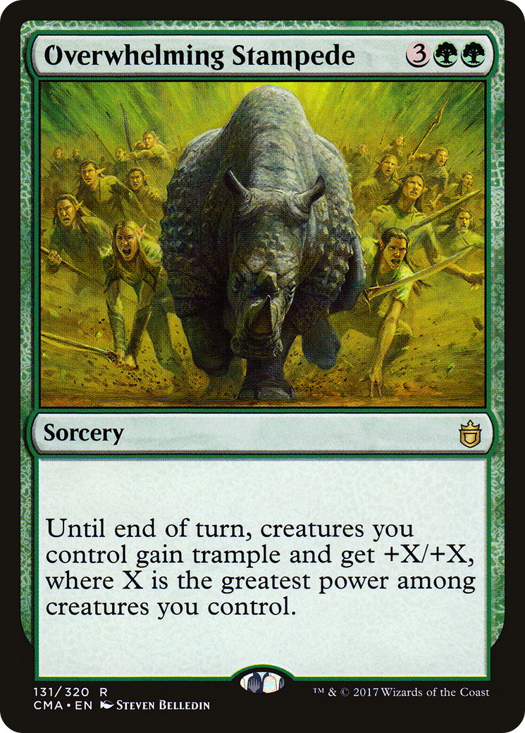 Overwhelming Stampede (CMA-131) [Commander Anthology] MTG Single Wizards of the Coast
