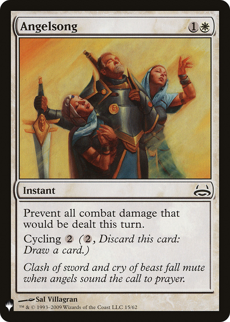 Angelsong (LIST-DDC-15) [Mystery Booster] The List MTG Single Wizards of the Coast