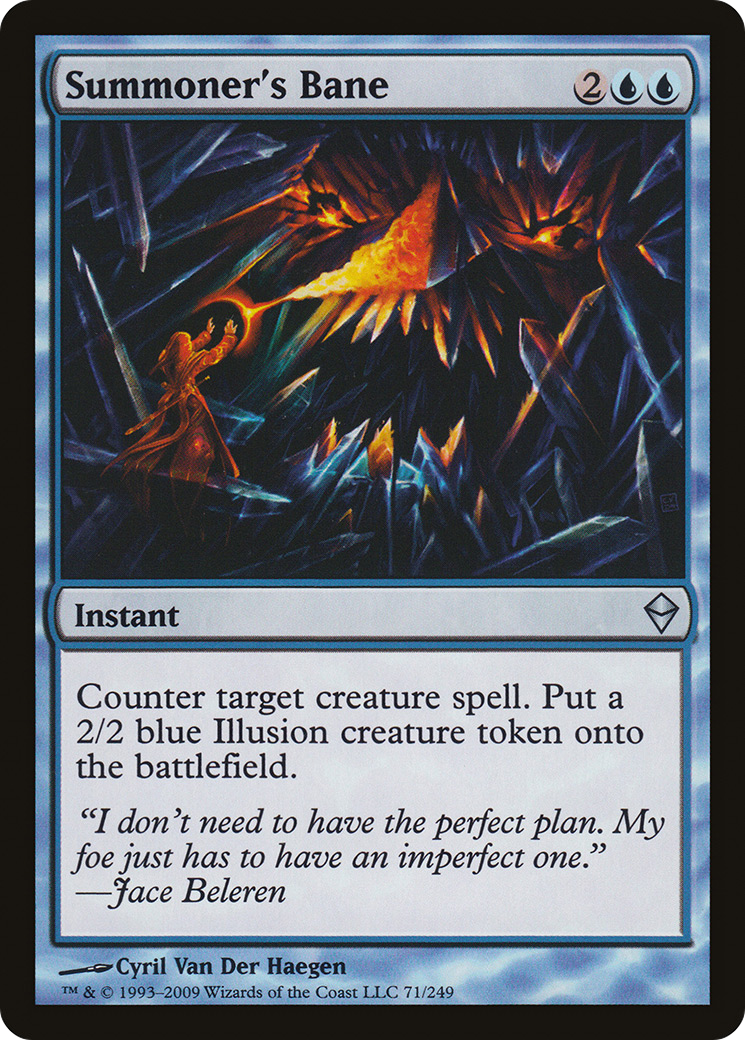 Summoner's Bane (ZEN-071) [Zendikar] MTG Single Wizards of the Coast