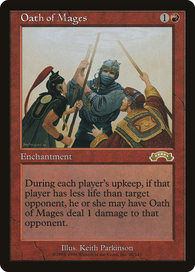 Oath of Mages (EXO-090) [Exodus] MTG Single Wizards of the Coast