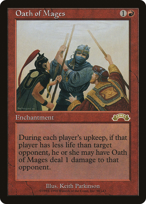 Oath of Mages (EXO-090) [Exodus] MTG Single Wizards of the Coast