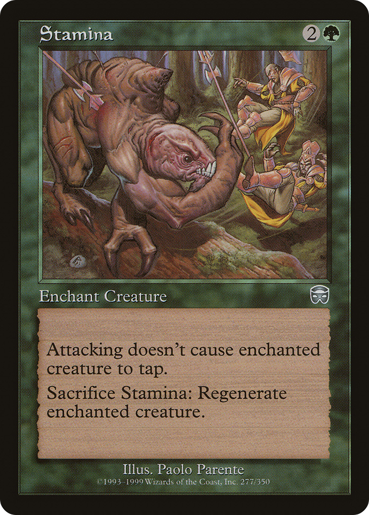 Stamina (MMQ-277) [Mercadian Masques] Foil MTG Single Wizards of the Coast