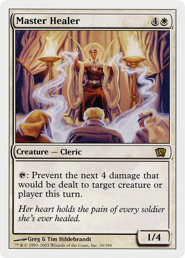 Master Healer (8ED-030) [8th Edition] Foil MTG Single Wizards of the Coast