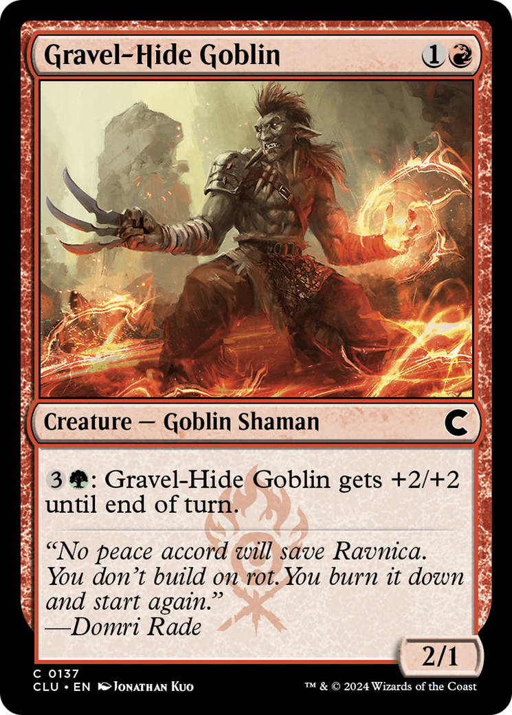 Gravel-Hide Goblin (CLU-137) [Ravnica: Clue Edition] MTG Single Wizards of the Coast