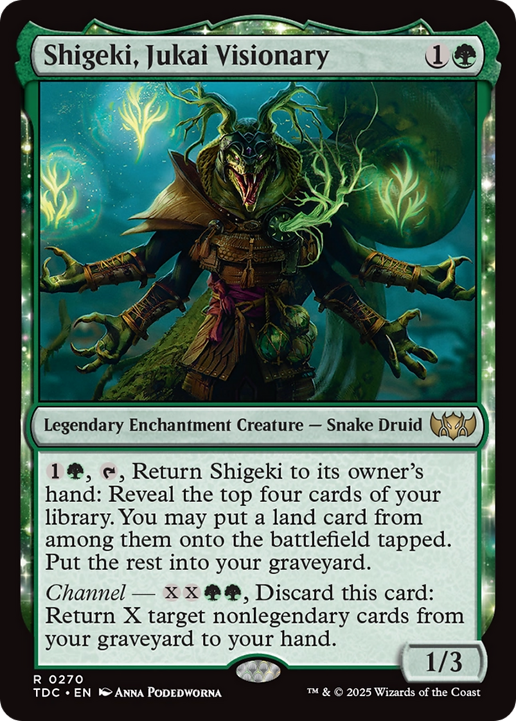 Shigeki, Jukai Visionary (TDC-270) [Commander: Tarkir: Dragonstorm]: MTG Single Wizards of the Coast