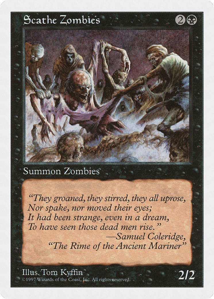 Scathe Zombies (5ED-192) [Fifth Edition] MTG Single Wizards of the Coast