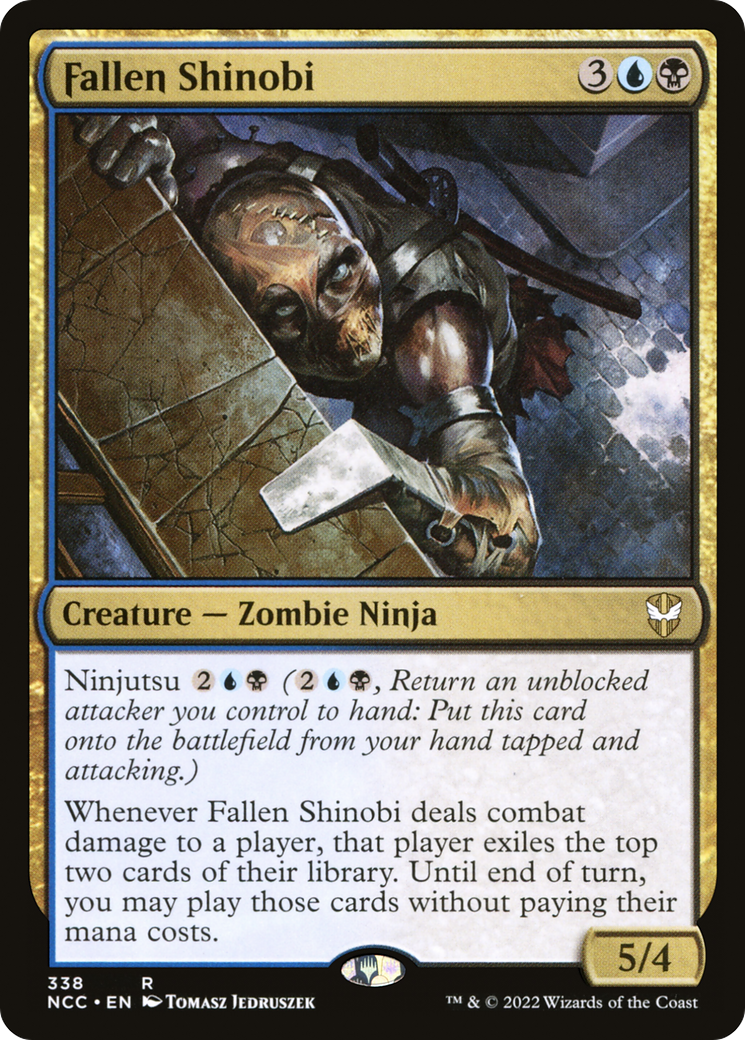 Fallen Shinobi (NCC-338) [New Capenna Commander] MTG Single Wizards of the Coast