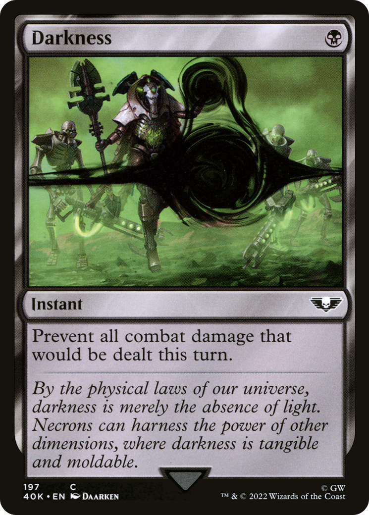 Darkness (40K-197) [Warhammer 40,000 Commander] MTG Single Wizards of the Coast