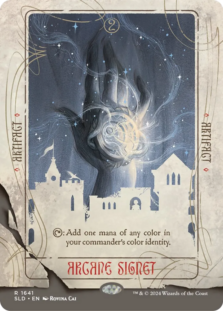 Arcane Signet (1641) (SLD-1641) [Secret Lair] Drop (Borderless) MTG Single Wizards of the Coast
