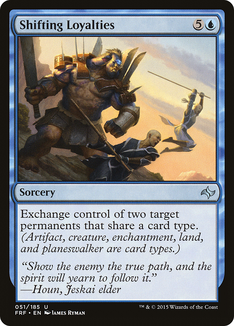Shifting Loyalties (FRF-051) [Fate Reforged] MTG Single Wizards of the Coast
