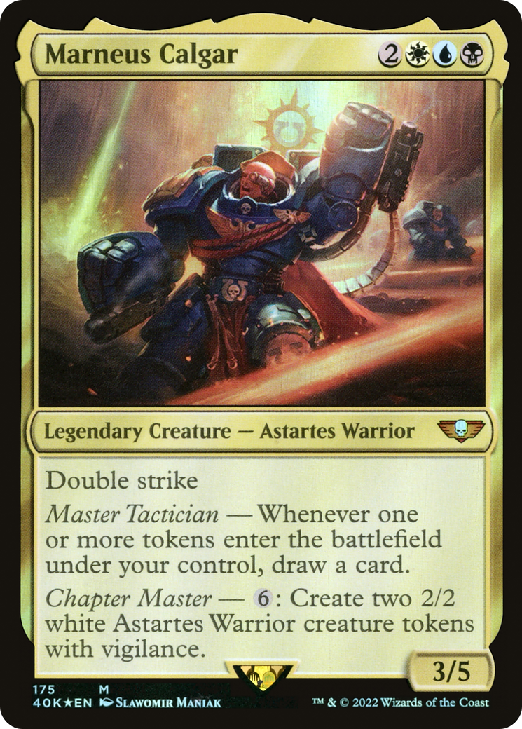 Marneus Calgar (40K-175) [Warhammer 40,000 Commander] Foil MTG Single Wizards of the Coast