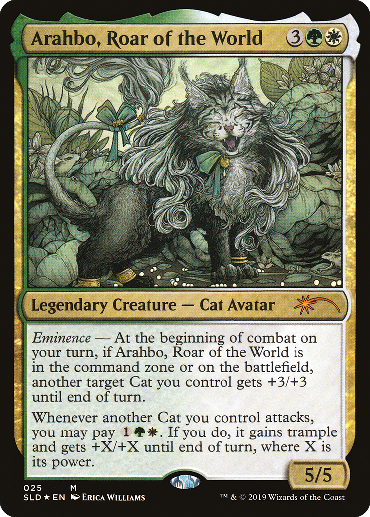 Arahbo, Roar of the World (SLD-025) [Secret Lair] Drop Foil MTG Single Wizards of the Coast