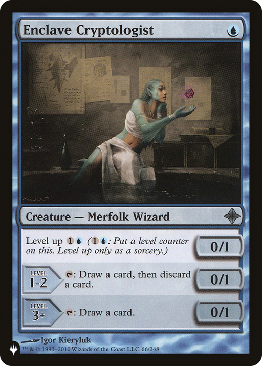Enclave Cryptologist (LIST-ROE-66) [Mystery Booster] The List MTG Single Wizards of the Coast