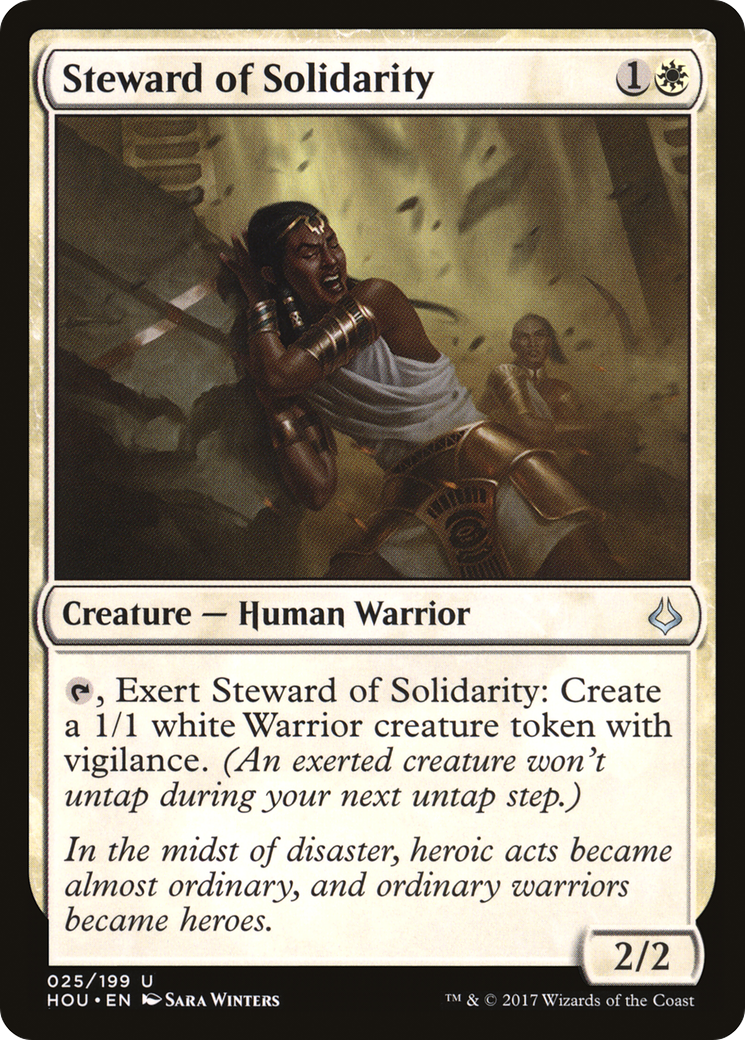 Steward of Solidarity (HOU-025) [Hour of Devastation] Foil MTG Single Wizards of the Coast