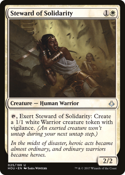 Steward of Solidarity (HOU-025) [Hour of Devastation] MTG Single Wizards of the Coast