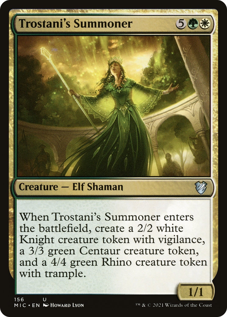 Trostani's Summoner (MIC-156) [Midnight Hunt Commander] MTG Single Wizards of the Coast
