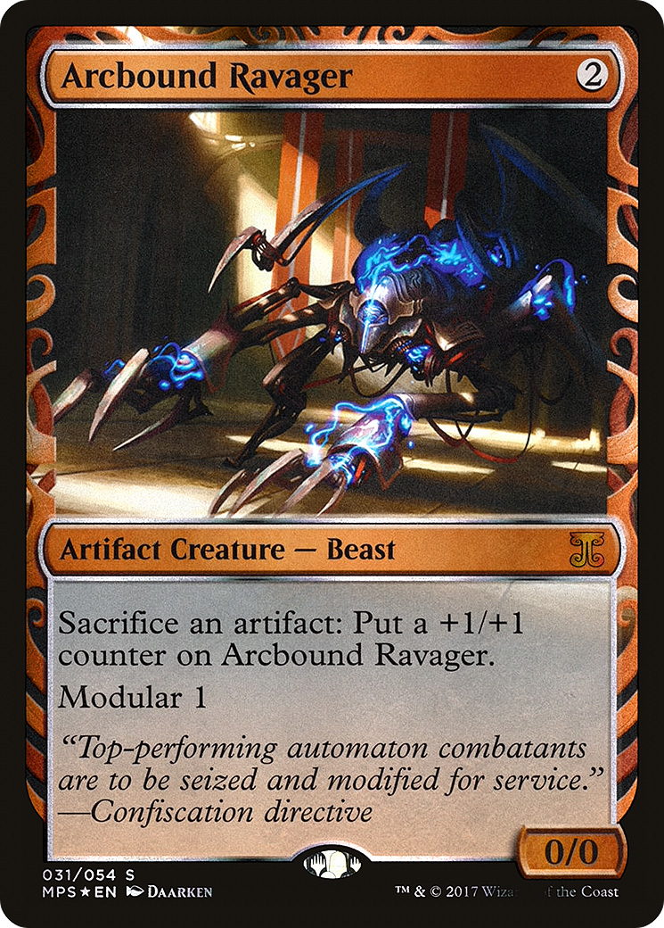 Arcbound Ravager (MPS-031) [Kaladesh Inventions] Foil MTG Single Wizards of the Coast