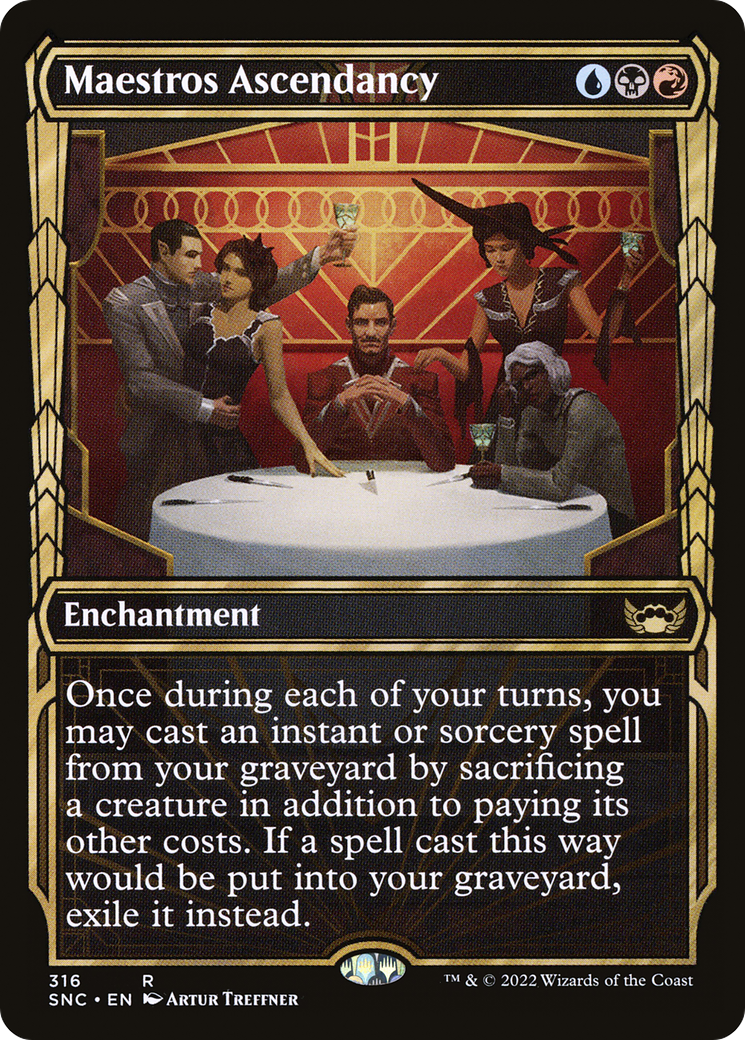 Maestros Ascendancy (SNC-316) [Streets of New Capenna] (Showcase) MTG Single Wizards of the Coast