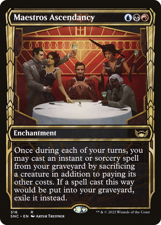 Maestros Ascendancy (SNC-316) [Streets of New Capenna] (Showcase) MTG Single Wizards of the Coast