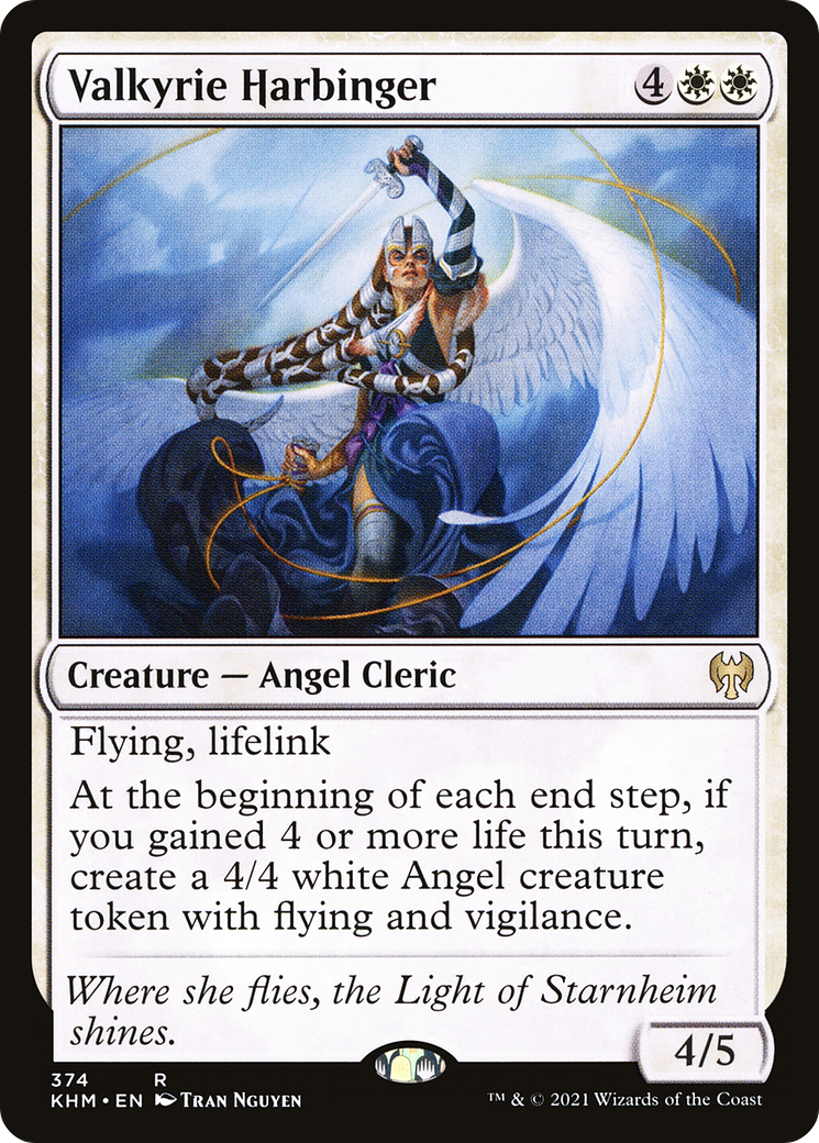 Valkyrie Harbinger (KHM-374) [Kaldheim] MTG Single Wizards of the Coast