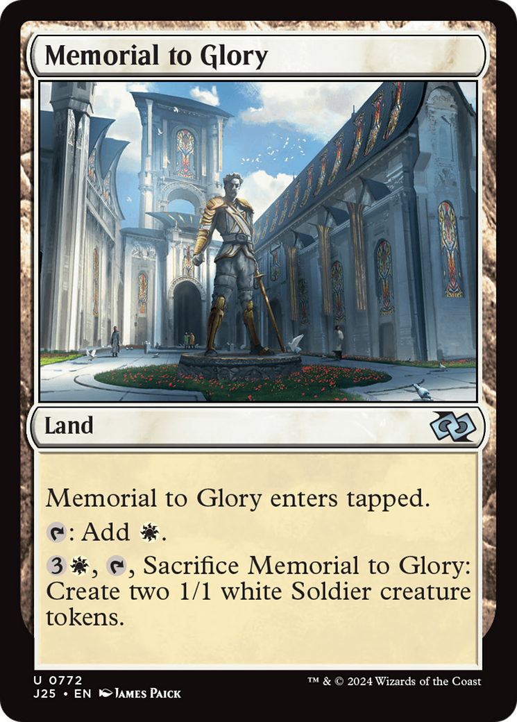 Memorial to Glory (J25-772) [Foundations Jumpstart] MTG Single Wizards of the Coast