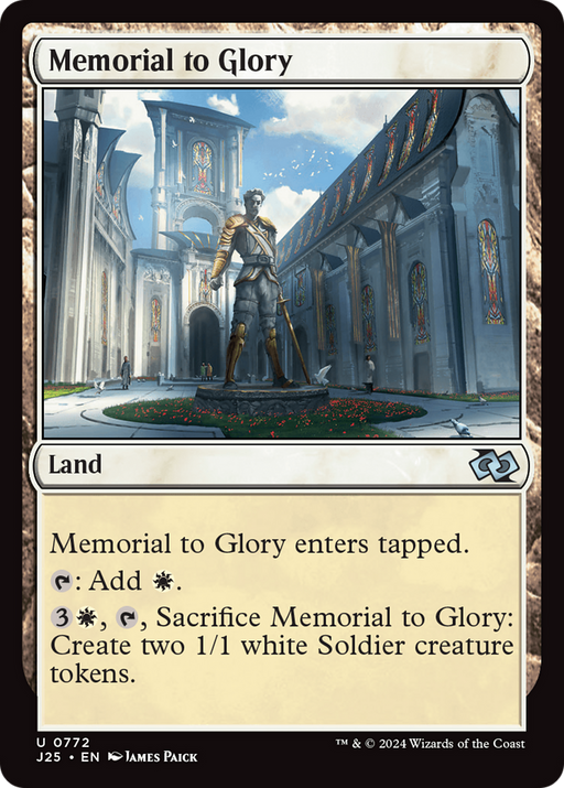 Memorial to Glory (J25-772) [Foundations Jumpstart] MTG Single Wizards of the Coast