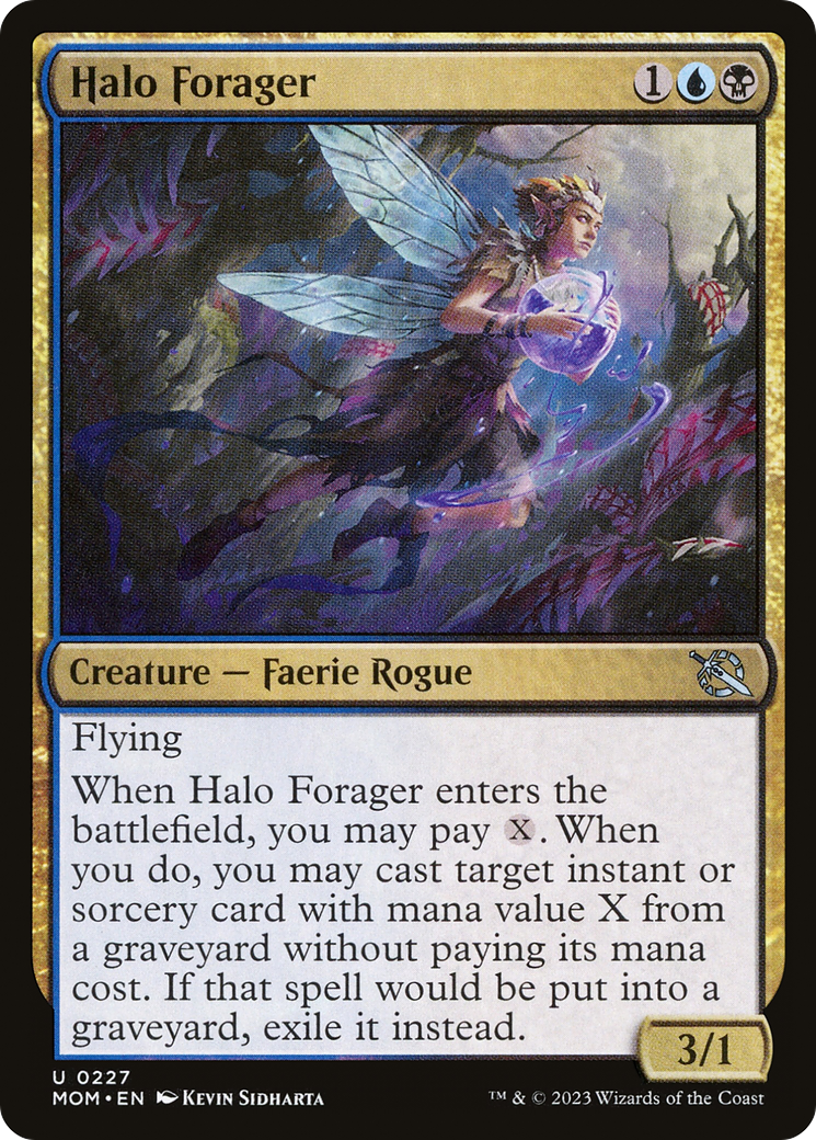 Halo Forager (MOM-227) [March of the Machine] MTG Single Wizards of the Coast