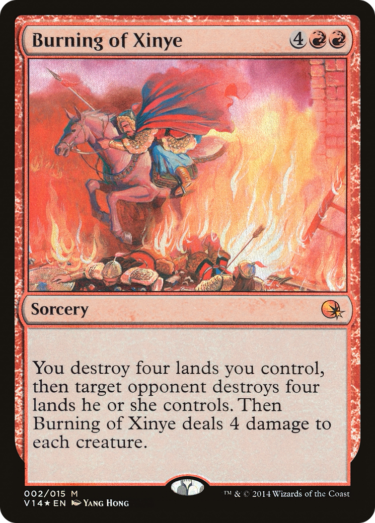 Burning of Xinye (V14-002) [Misc] From the Vault: Annihilation Foil MTG Single Wizards of the Coast