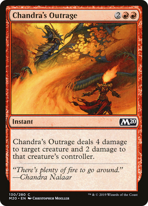 Chandra's Outrage (M20-130) [Core Set 2020] MTG Single Wizards of the Coast