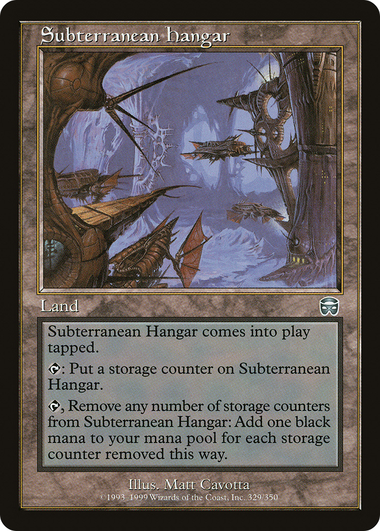 Subterranean Hangar (MMQ-329) [Mercadian Masques] Foil MTG Single Wizards of the Coast