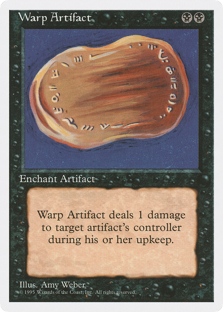 Warp Artifact (4ED-169) [Fourth Edition] MTG Single Wizards of the Coast