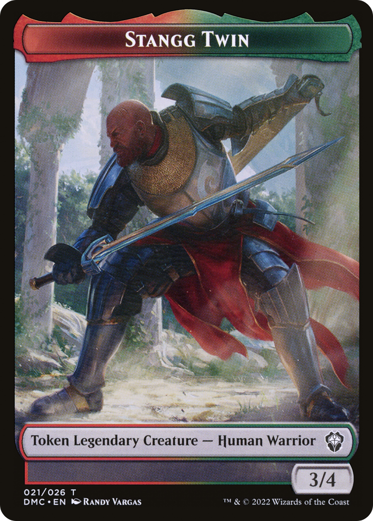 Stangg Twin (TDMU-021) [Tokens] Dominaria United Tokens Foil MTG Single Wizards of the Coast