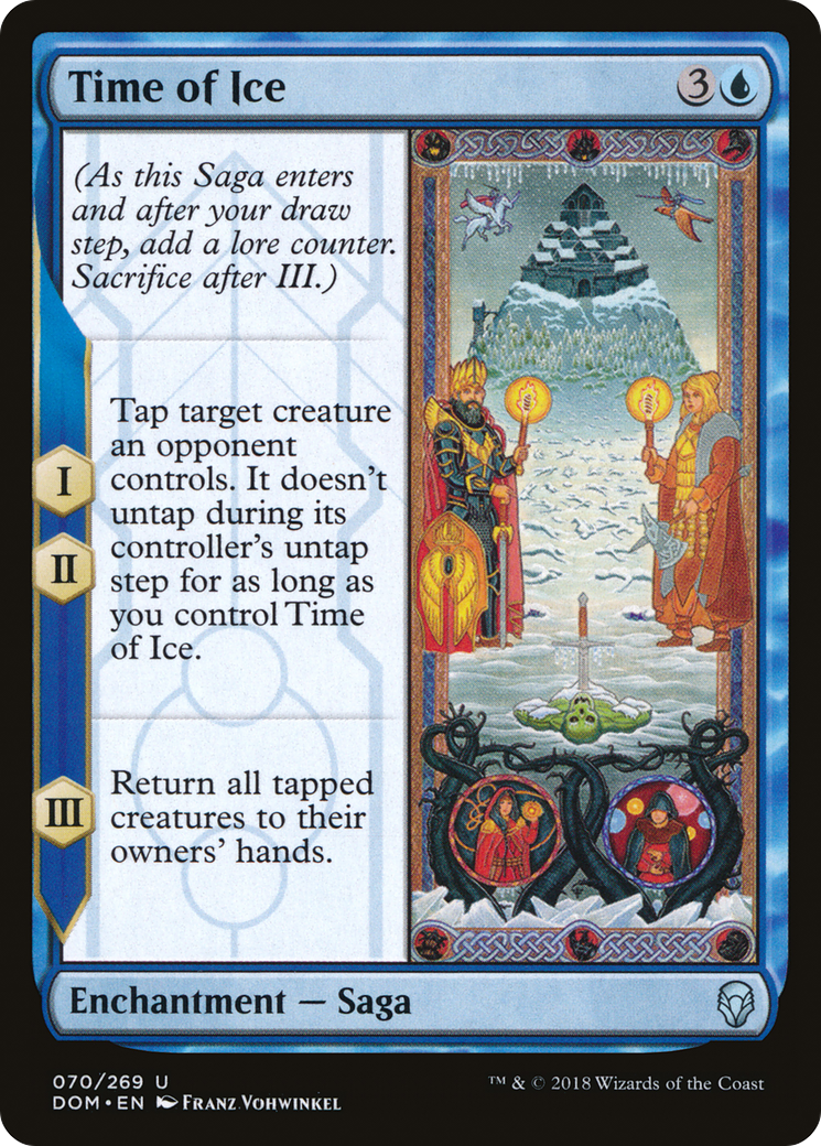 Time of Ice (DOM-070) [Dominaria] Foil MTG Single Wizards of the Coast