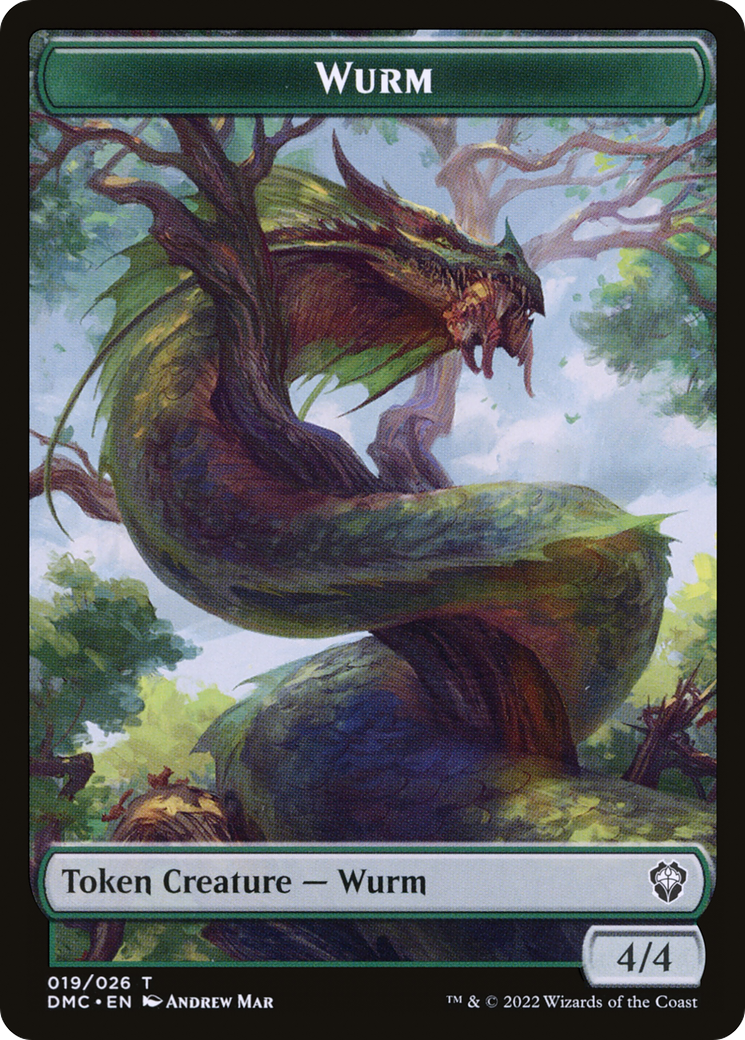 Wurm (TDMU-019) [Tokens] Dominaria United Tokens MTG Single Wizards of the Coast
