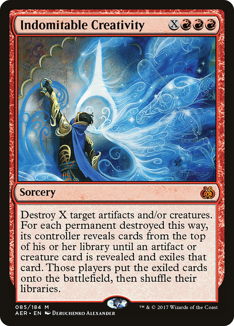 Indomitable Creativity (AER-085) [Aether Revolt] MTG Single Wizards of the Coast