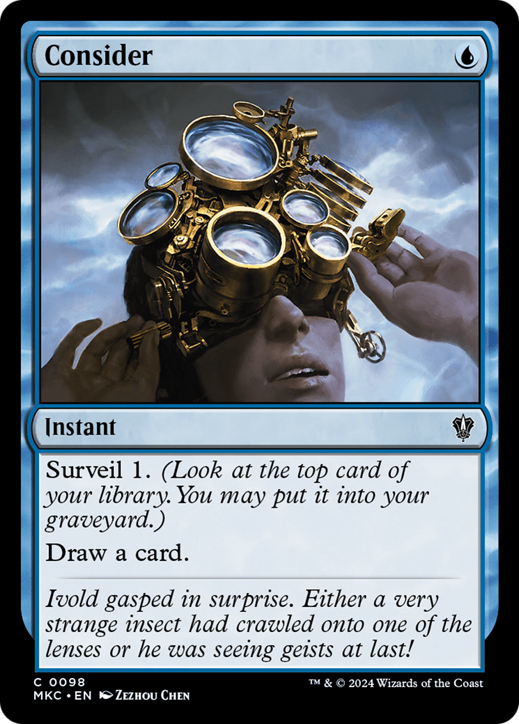 Consider (MKC-098) [Murders at Karlov Manor Commander] MTG Single Wizards of the Coast