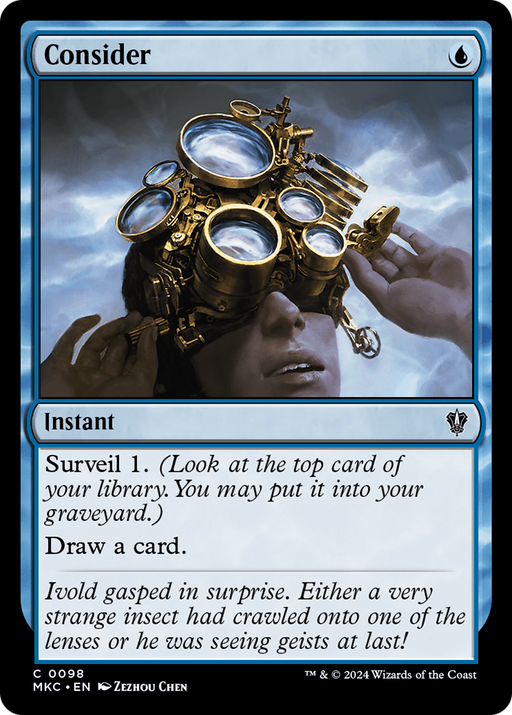 Consider (MKC-098) [Murders at Karlov Manor Commander] MTG Single Wizards of the Coast