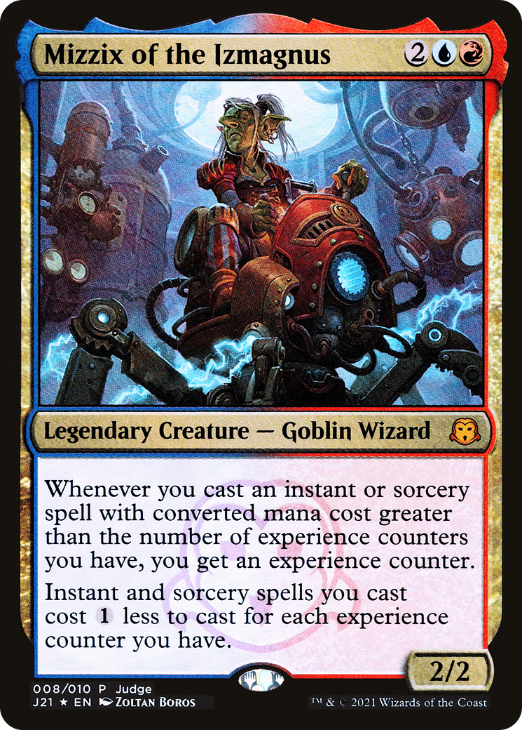 Mizzix of the Izmagnus (JDG-008) [Misc] Judge Gift Cards 2021 Foil MTG Single Wizards of the Coast