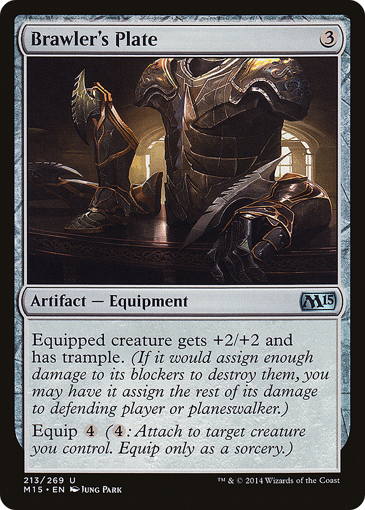 Brawler's Plate (M15-213) [Magic 2015] Foil MTG Single Wizards of the Coast