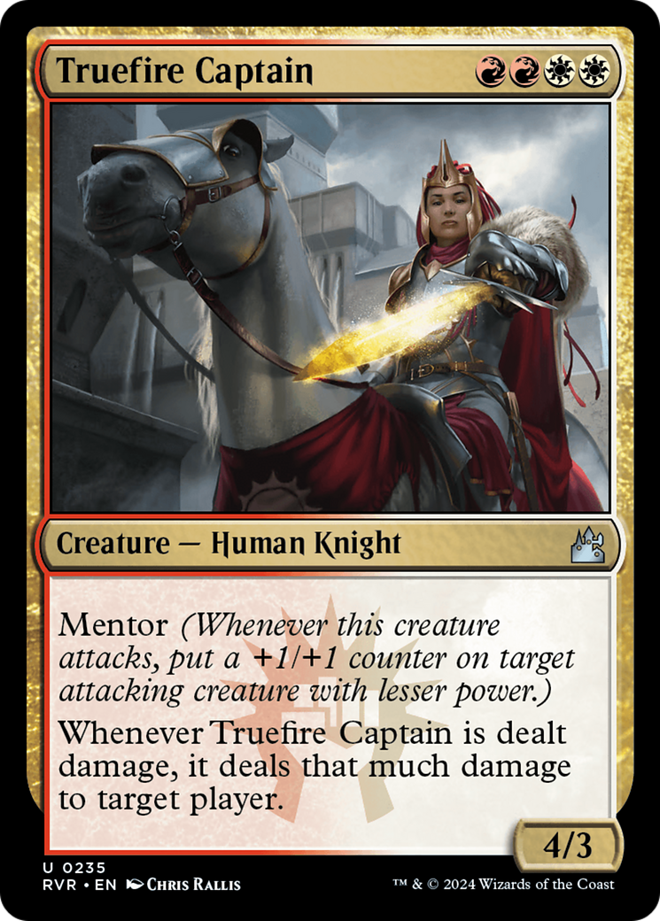 Truefire Captain (RVR-235) [Ravnica Remastered] MTG Single Wizards of the Coast
