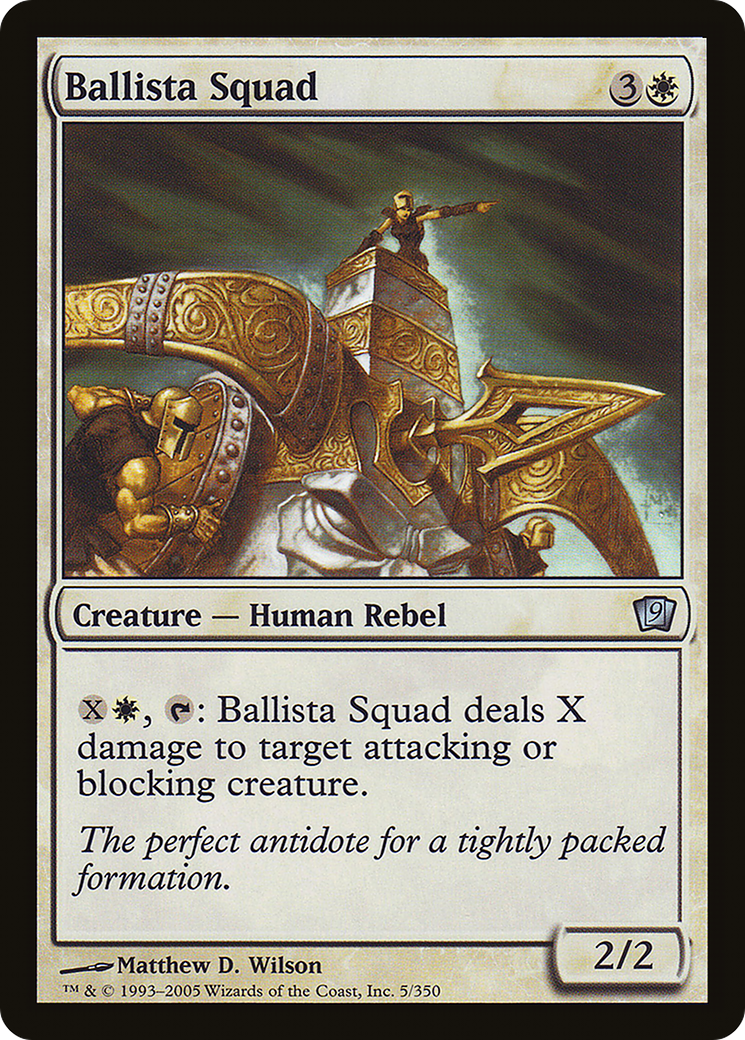 Ballista Squad (9ED-005) [9th Edition] Foil MTG Single Wizards of the Coast