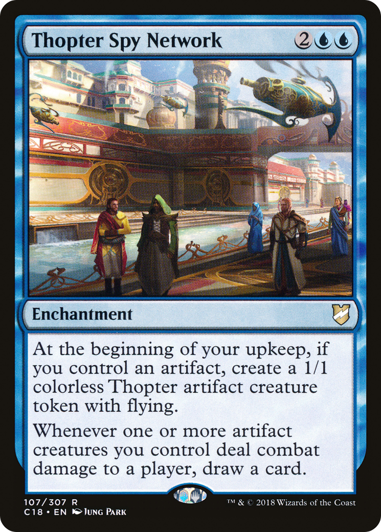 Thopter Spy Network (C18-107) [Commander 2018] MTG Single Wizards of the Coast